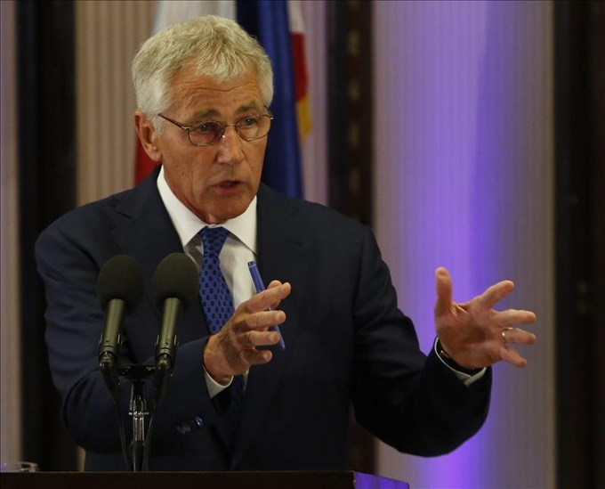 El secretario de defensa de los Estados Unidos, Chuck Hagel