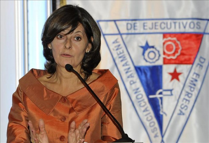 La candidata presidencial Marta Lucía Ramírez