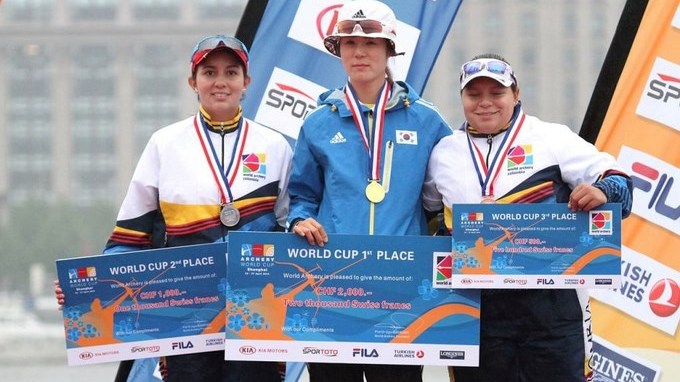 Colombia consiguió plata y bronce en mundial de Tiro con Arco en China. 1 BOL ABRIL 26. SHANGHAI Copiar1