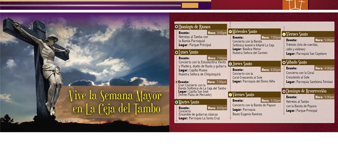 Plegable Semana Santa La Ceja