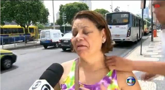 atracada en television