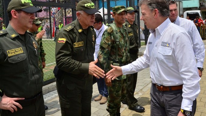 Santos augura en el Día de la Independencia un futuro de paz para Colombia