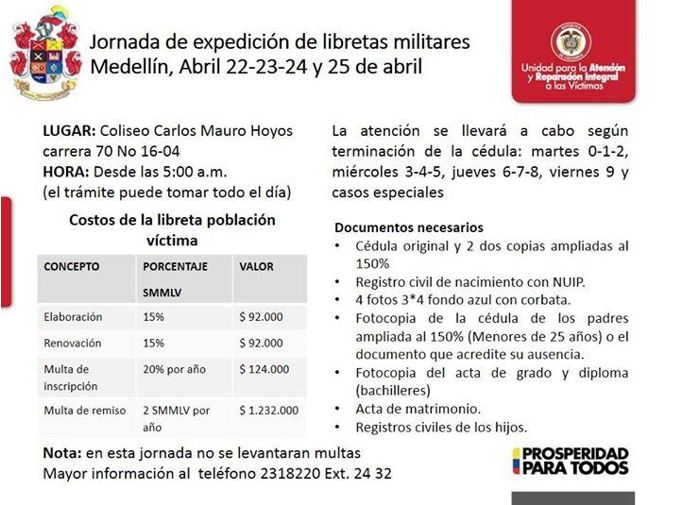 libreta militar