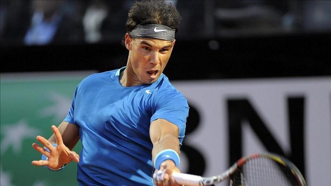 Nadal accede a octavos en Roma tras derrotar a un batallador Gilles Simon 1 6261711w Copiar1