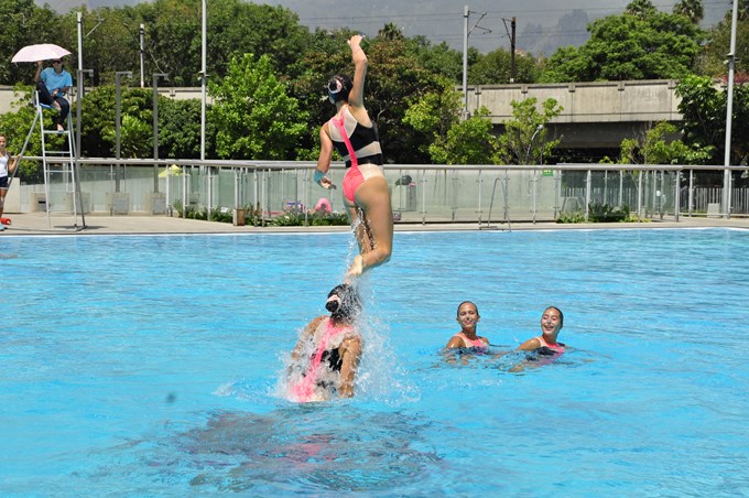 Equipo de Nado Sincronizado de Antioquia viaja a nacional en Popayán. 1 Liga Antioqueña de Natación