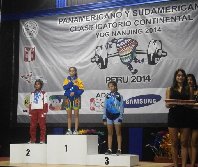 Colombia cerró participación en el suramericano y Panamericano sub17 de Levantamiento de Pesas con récord. 1 Foto Fedepesas