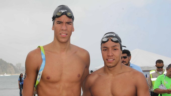 Los colombianos mejoran en prueba de aguas abiertas en Juegos de Playa de Venezuela. 1 Foto COC