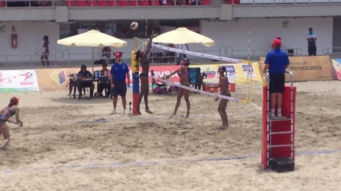 Buen debut de Colombia en Voley Playa en los juegos de Trujillo. 1 Voleibol Copiar1
