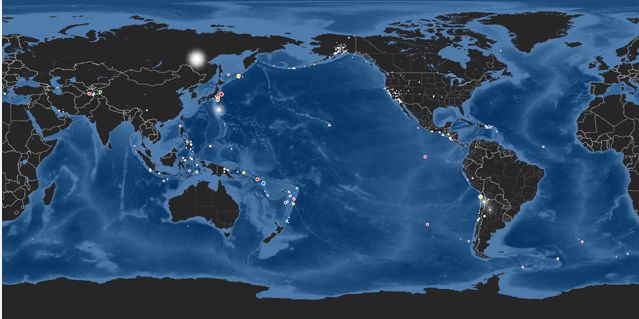 actividad sismica mundial