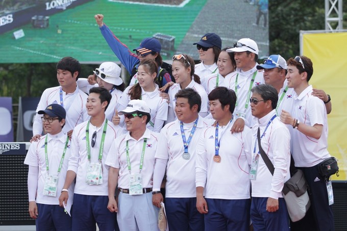 Corea se baño de oro en Mundial de Tiro con Arco en Medellín. 1 Foto Copa Mundo Tiro con Arco Medellín