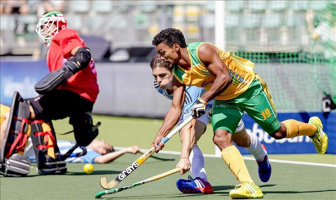 Argentina hace historia y entra en las semifinales tras ganar a Sudáfrica 5-1 1 Foto EFE