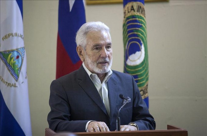 El canciller de Nicaragua, Samuel Santos. EFE/Archivo