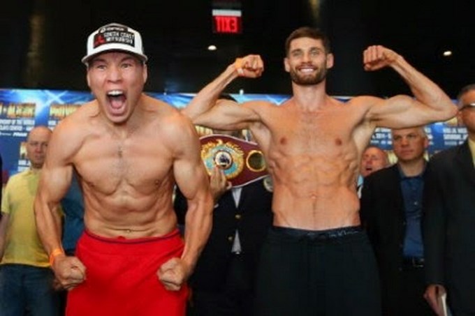 Chris Algieri venció a Provodnikov y se quedó con el título Junior Welter de la OMB. 1 Foto internet