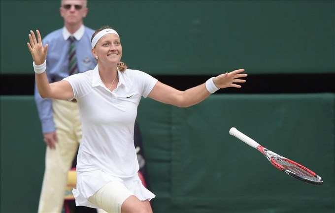 Kvitova conquista su segundo Wimbledon ante Bouchard 2 EFE - Kvitova ganó Wimbledon