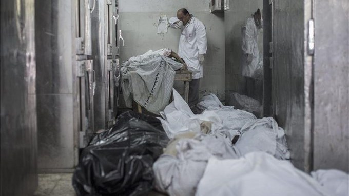 Cincuenta muertos y más de 200 heridos en los bombardeos israelíes en Shayaía en Gaza