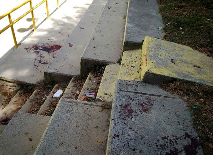 Un niño murió por ataque armado en cancha de fútbol del noroccidente de Medellín. Fotos 3 ataque2