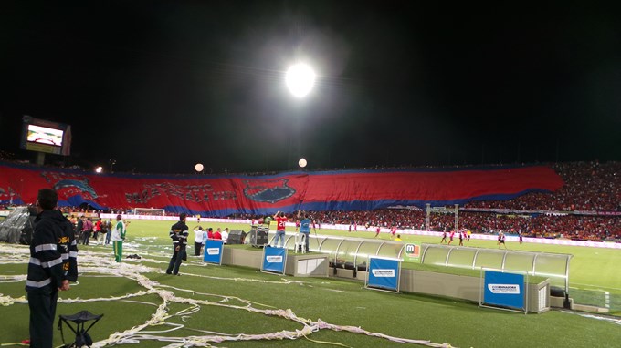 Logística y seguridad para juego DIM Vs Águilas Doradas Copa Colombia.