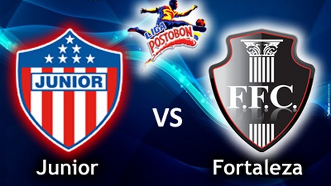 Fortaleza sorprendió al Junior en Barranquilla. 3 junior vs fortaleza liga postobon ii 2014 Copiar