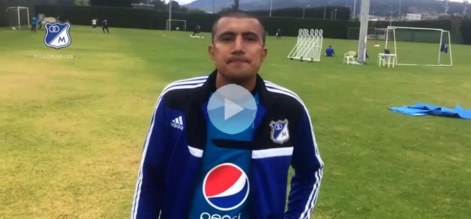 El futbolista Mario González se recupera de penosa enfermedad y visita entrenamiento de Millonarios. Video. 1 mariogonzalez video 22 Copiar1