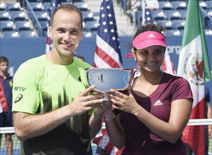 Mirza y Soares se proclaman campeones de dobles mixtos del US Open. 1 EFE - Dobles mixtos Us Open 2014