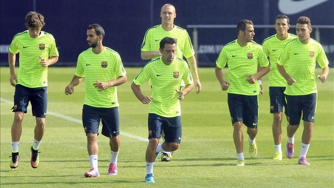 EN VIDEO: Barcelona listo para enfrentar al Apoel por Champions League.