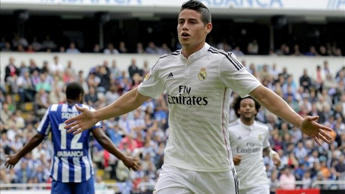 EN VIDEO: Real Madrid 8 – Deportivo La Coruña 2. James Marcó golazo.