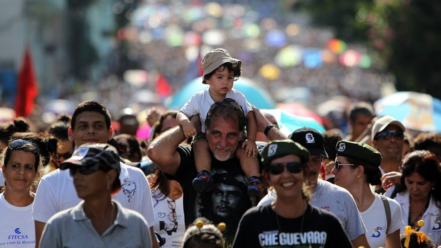 Marcha en La Habana