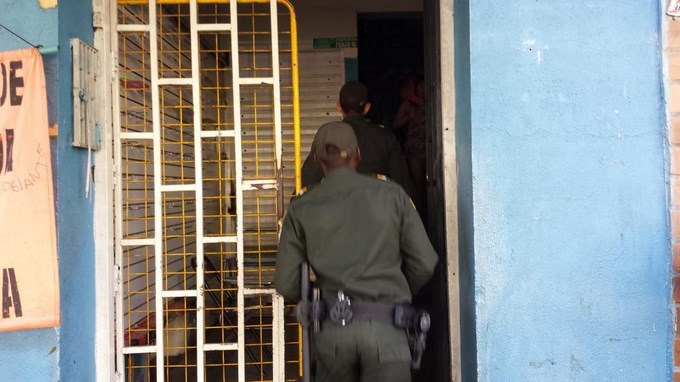 Intervención en el centro. Cortesía