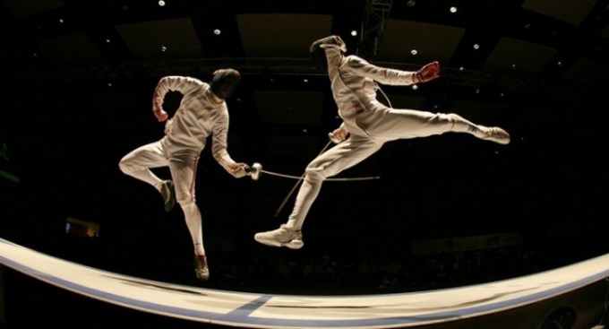 El esgrimista John Rodríguez, plata en panamericano de la especialidad. 1 Foto COC
