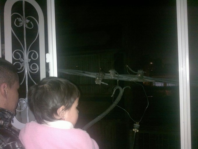 Accidente contra poste de ETB