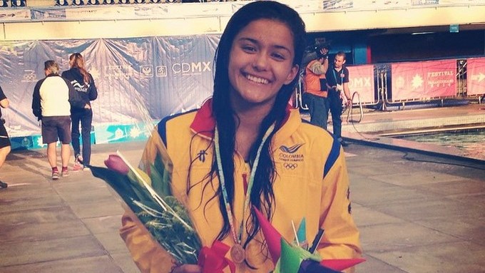 Antioquia protagonista en Festival Olímpico Panamericano de Natación. 1 Luisa y su bronce en el Festival Ol%C3%ADmpico Copiar1