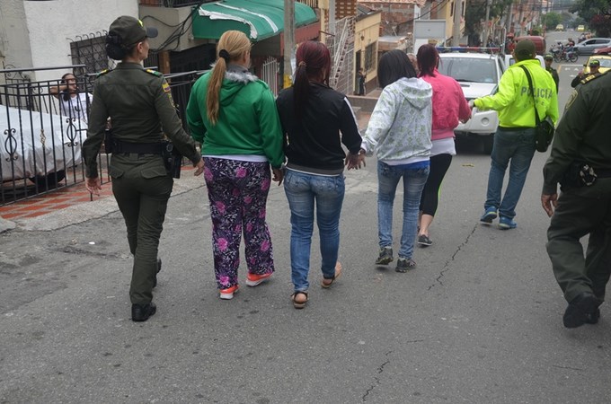 En fotos y video: Capturados cuatro miembros de una familia en Campo Valdés por microtráfico 5 Foto: Cortesía Policía Metropolitana