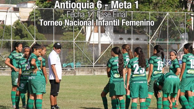 Antioquia Infantil Femenina goleó en la primera fecha de la Fase Final. 1 antioquia meta femenino infantil facebook Copiar1