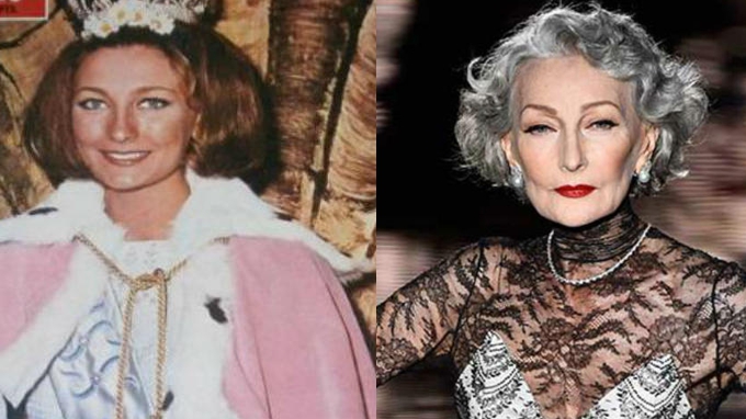 Exreina modela a los 69 años en la Semana de la Moda en Madrid ¡Hermosa!