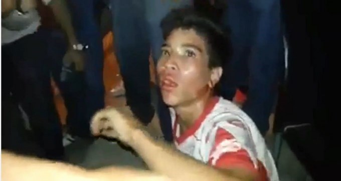 En Video: Lo capturaron en medio de un atraco en la carrera 70