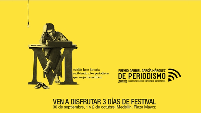 II Premio Gabriel García Márquez de Periodismo: Del 30 de septiembre al 2 de octubre, en Medellín