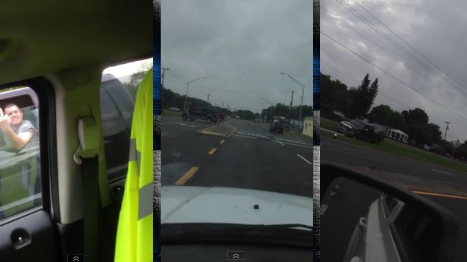 Viral en Redes Sociales: Conductor de camioneta choca luego de insultar a una mujer por no dejarlo pasar. VIDEO