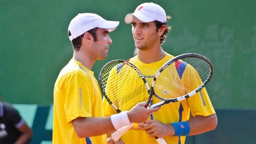 Eliminados Robert Farah y Juan Sebastián Cabal del Masters 1.000 de París. 1 Farah y Cabal - Foto diariodelhuila.com