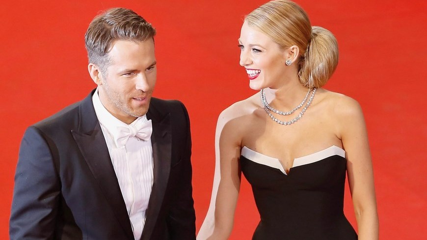 El actor Ryan Reynolds y su esposa, Blake Lively