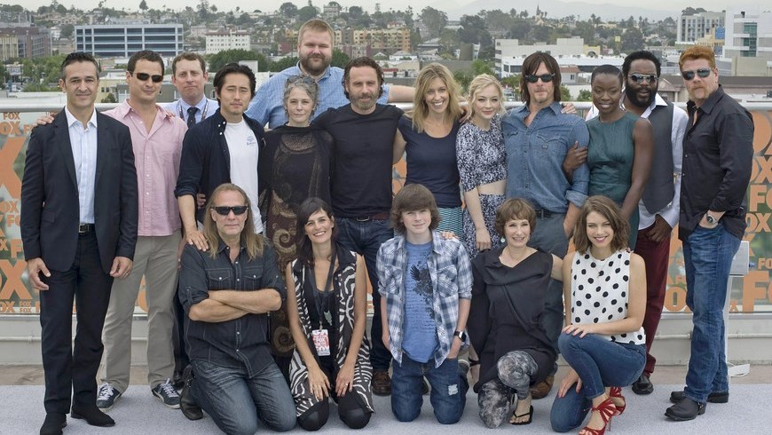 Actores y productores de la serie "The Walking Dead"