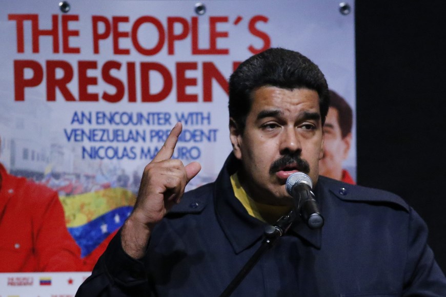 El presidente de Venezuela Nicolás Maduro