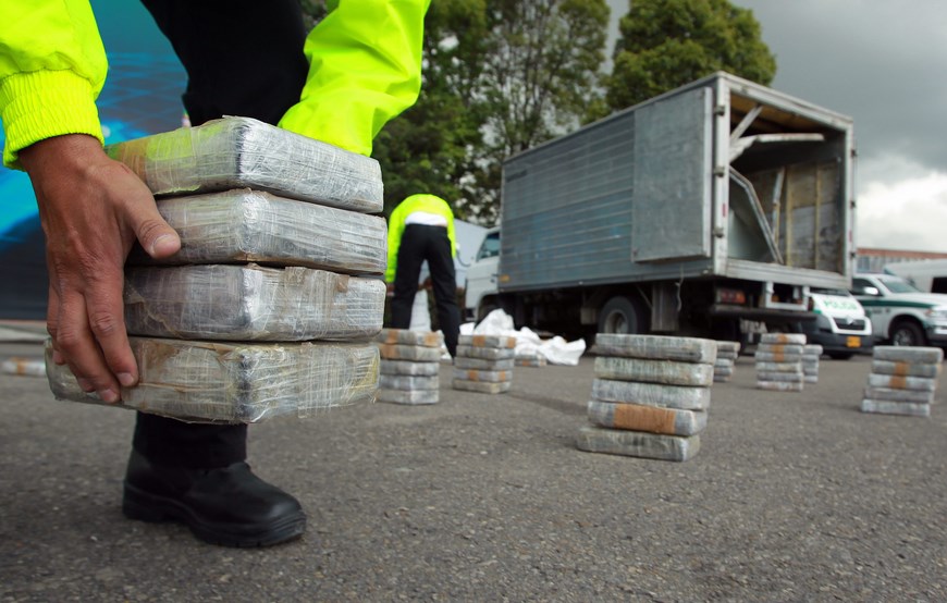 cocaína decomisada