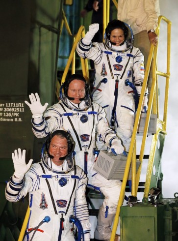 DESPEDIDA DE LA EXPEDICIÓN 41 EN EL COSMÓDROMO DE BAIKONUR EN KAZAJISTÁN