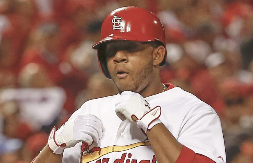 El pelotero dominicano Oscar Taveras