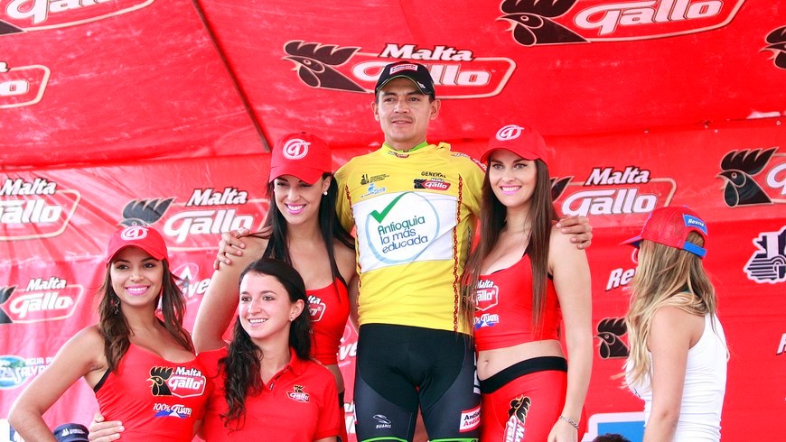 Alex Cano - líder Vuelta Guatemala - Foto Orgullo Antioqueño