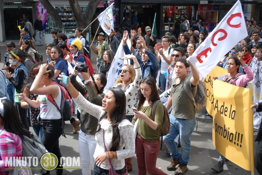 estudiantes protestas