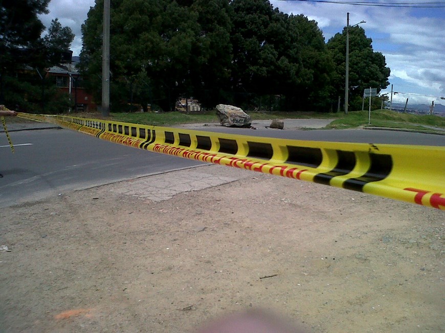 Fotografía del lugar de los hechos