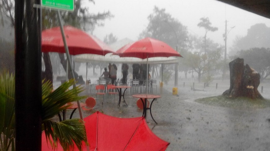 Afectaciones en el metrocable e inundaciones dejan las lluvias en Medellín. Fotos 6 Foto: Cortesía