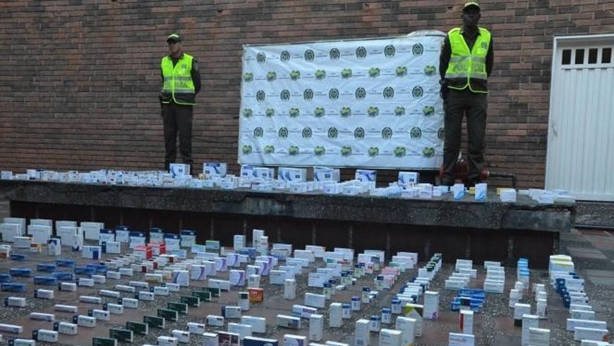 Policía incauta 78 millones de pesos en medicamentos 2 Foto: Cortesía