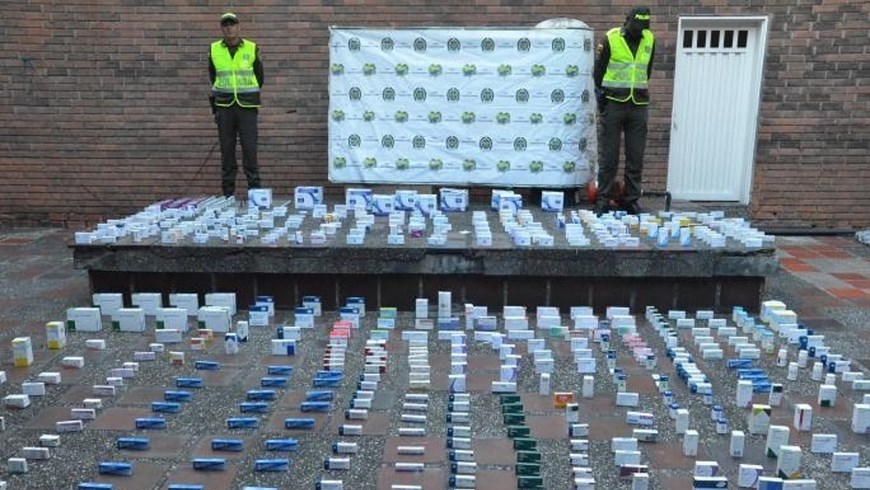 Policía incauta 78 millones de pesos en medicamentos 4 Foto: Cortesía